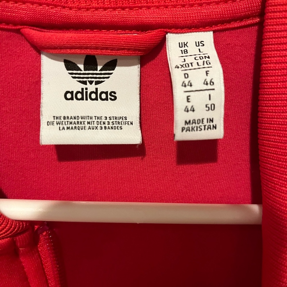 Adidas Track Jacket Women’s size large - Picture 4 of 6